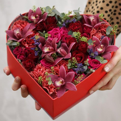 Flowers in a box my heart